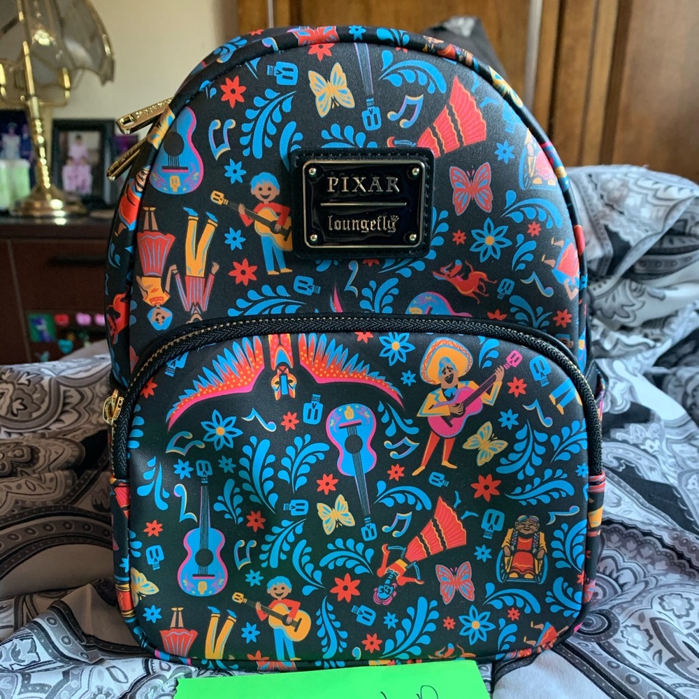 Loungefly Coco Remember Me AOP Mini Backpack